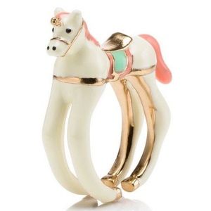 Kate Spade Carnival Nights Carousel Unicorn Ring, Size 8